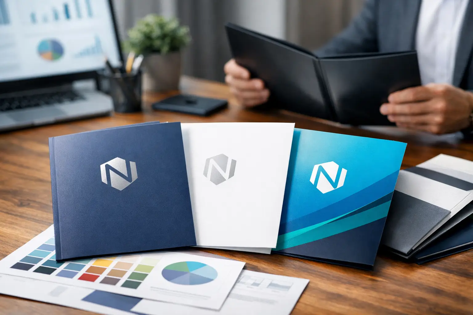 How to Review Business Folder Printing Options