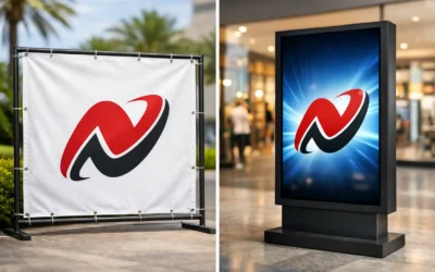 Vinyl Banners vs Digital Signage: Which Works?