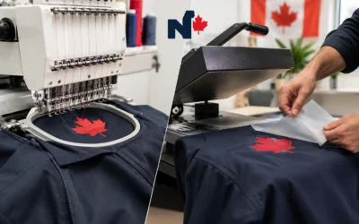 Embroidery Versus Heat Transfer for Workwear